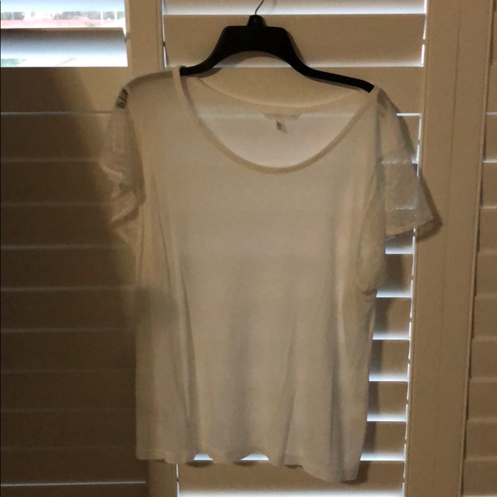 White VS tee